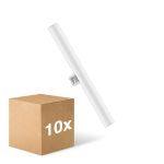 Confezione Multipack 10x Ledvance LEDinestra BASE Tubo LED  3.5W 370lm - 827 Bianco Molto Caldo | 30cm - Sostitutiva 25W