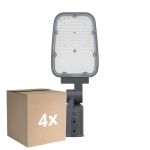Confezione Multipack 4x Ledvance Illuminazione Stradale LED Area Value Grande SPD Aluminium Grigio 30W 3900lm 160x58D - 730 Luce Calda -  | |  IP66 - Simmetrico 