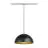 SLV Luce A Binario Luce Pendente Forchini M 40 1-Fase Acciaio Grigio | Adatto per 1x E27 