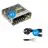 Mean Well Driver | LRS7524 | IP20 | 24V | 75W + Cavo Dell'Alimentazione 2m con Terra